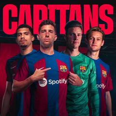 El Barça ya tiene póker de capitanes