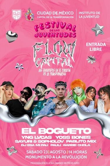 Festival de las Juventudes 2025: artistas, horarios y cómo llegar al Monumento a la Revolución