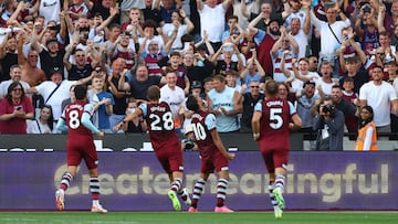 West Ham se lleva el derbi de Londres de manera contundente; Caicedo tuvo un amargo debut.