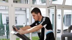 Casillas, en el gimnasio.