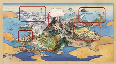 Leyendas Pokémon Arceus, ¿qué sabemos del mapa de Hisui? Zonas y ecosistemas