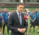 Pedro Sánchez desea suerte a La Roja antes de ir al Mundial