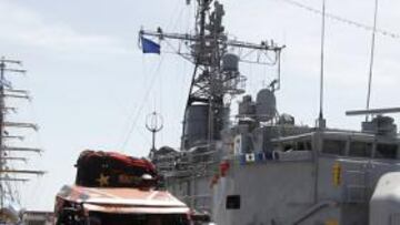 <b>ÚLTIMOS PREPARATIVOS. </b>La caravana dakariana ya calienta motores en Mar del Plata.