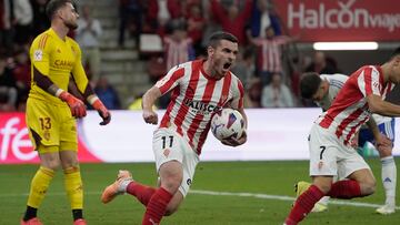 Golazo de Campuzano ante el Espanyol. El delantero del Sporting controló un balón en el área y a la media vuelta, la clavó pegadita al palo de Pacheco. Tras marcar, no celebró su tanto e incluso pidió perdón por su pasado espanyolista.
