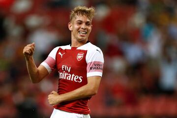 Arsenal 1-1 Atlético de Madrid | Emile Smith-Rowe  se fue de tres jugadores del Atlético de Madrid y dibujó un misil a la escuadra de Adán Zambombazo para batir a Adán en su primer partido con el Atlé