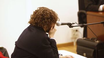 El jefe de Rojadirecta entra en juzgado con casco para ocultar su imagen y luego lo detienen