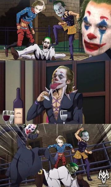 El meme preferido fue el de los tres de los actores que interpretaron a Joker burlándose de Jared Leto.