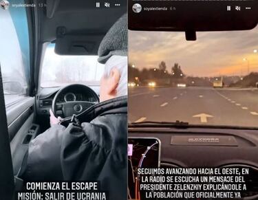 El youtuber mexicano Alex Tienda muestra imágenes desde Ucrania
