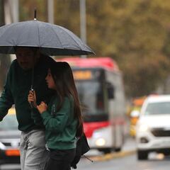 Así va la ruta del sistema frontal que traerá lluvia a Santiago esta semana este día y hora