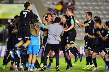 Los rostros del Tri Sub 17 tras clasificar a la final del Mundial