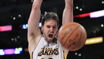 <b>SE ACABÓ. </b>Al menos hasta 2012-13, Pau Gasol será un 'laker'.