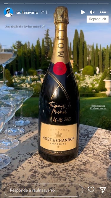 Thibaut Courtois y Mishel Gerzig: boda por todo lo alto en Cannes