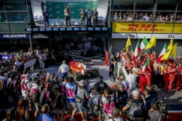 Sebastian Vettel after his race win.