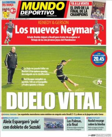 Portadas de la prensa deportiva