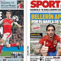 Bellerín se lleva el foco de la prensa barcelonesa