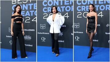 Todos los looks de la alfombra roja de los Premios Forbes Best Content Creators 2024