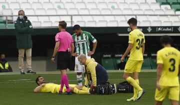 13/12/20 PARTIDO PRIMERA DIVISION  REAL BETIS VILLARREAL   LESION IBORRA