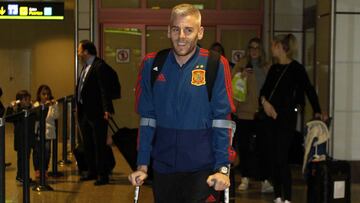 Miguelín, baja ante el Barcelona por una sobrecarga articular