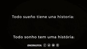 El emotivo mensaje de Nacional: #EstamosConChapecoense