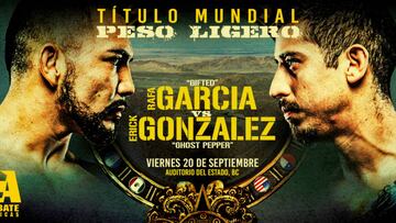 Este 20 de septiembre, la ciudad fronteriza será testigo del duelo donde Rafa García y Erick González definirán al campeón de peso ligero de la empresa.