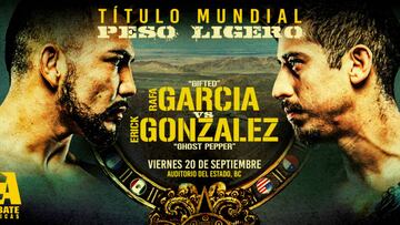 Este 20 de septiembre, la ciudad fronteriza ser&aacute; testigo del duelo donde Rafa Garc&iacute;a y Erick Gonz&aacute;lez definir&aacute;n al campe&oacute;n de peso ligero de la empresa.