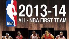 Equipo del año: Chris Paul, Harden, Durant, LeBron y Noah
