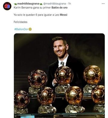 Los memes más graciosos del Balón de Oro