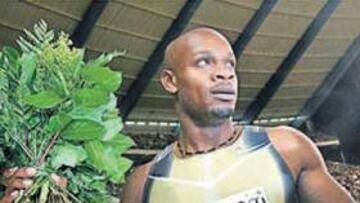 <b>NÚMERO UNO. </b>Powell proclama su condición tras vencer en los 100 metros del Memorial Van Damme.