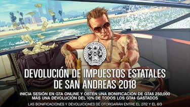 Llega la temporada de impuestos a GTA V