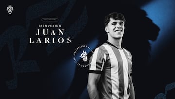 Oficial: el lateral zurdo Larios, cuarto fichaje invernal del Zaragoza