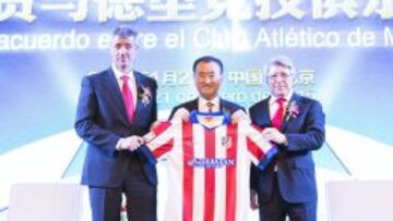 El Atlético hace oficial la venta del 20% del club a Wang Jianlin