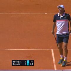 Es una de las mejores dejadas que se vio en el tenis: Cuevas inventa un golpe que no existía