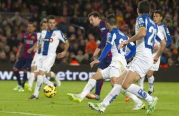 Último gol de Messi. 5-1.