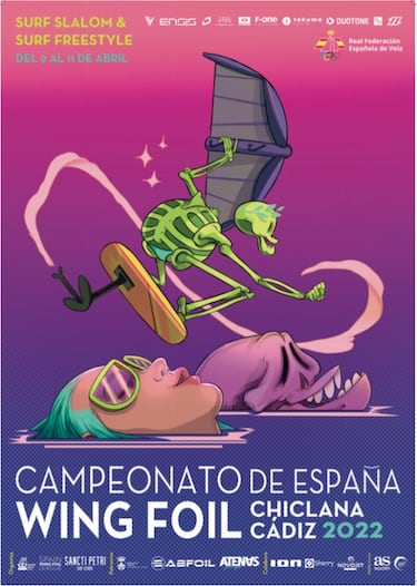 La Barrosa acoge el primer Campeonato de España de Wing Foil