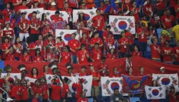 Rusia-Corea del Sur en imágenes