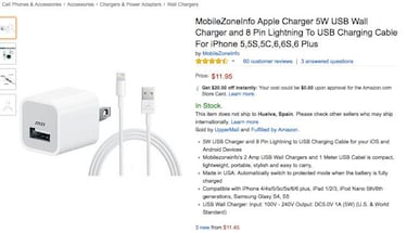 No compres accesorios Apple por Amazon, el 90% son falsos