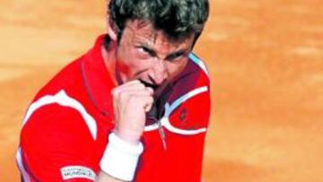 <b>CONTUNDENTE. </b>Así se mostró Ferrero (en la imagen) con Sela, y Ferrer con Levy. Los españoles fueron muy superiores a sus rivales.