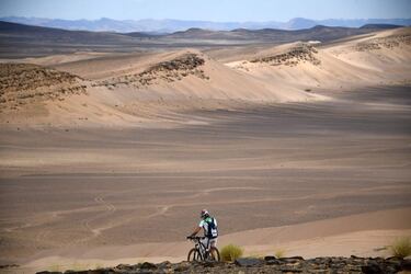 Etapa 3 de la 13ª edición de Titan Desert 2018 entre Alnif y Rissani, en el centro de Marruecos