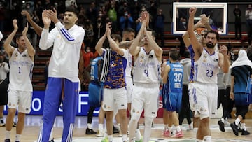 14/11/21 BALONCESTO LIGA ENDESA LIGA ACB
 URBAS FUENLABRADA REAL MADRID BALONCESTO 
 
 ALEGRIA FINAL