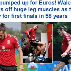 Bale está a tope: luce piernas con la selección de Gales