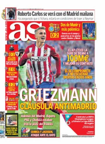 Las portadas de AS de enero