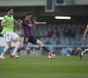 Una genialidad de Munir da aire al Barça B y condena a la Ponfe