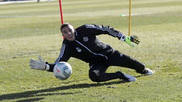 BALCAZA/ PHOTOGENIC/ 11/12/2019. VALLADOLID, CASTILLA Y LE&Atilde;N. Entrenamiento del Real Valladolid. Masip