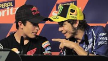 Rossi: “Envidio mucho a Márquez
por vivir este precioso momento”