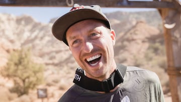 Brett Rheeder poses for a portrait at Red Bull Rampage in Virgin, Utah, USA on 21 October, 2022. // SI202210220341 // Usage for editorial use only // 
