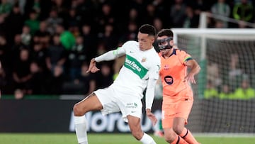 31/01/26 PARTIDO PRIMERA DIVISION JORNADA 22
ELCHE - BARCELONA
ALVARO RODRIGUEZ ERIC GARCIA