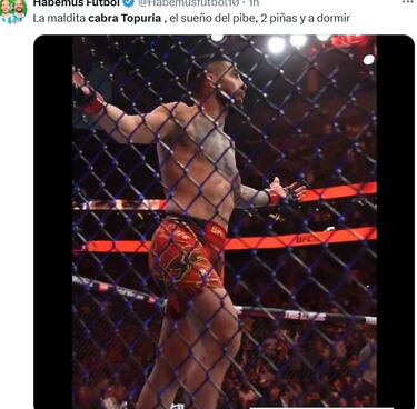 Memes por KO: la victoria de Topuria le convierte en “la cabra” de Internet