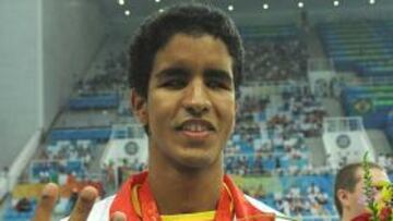 <b>CUATRO OROS. </b>Enhamed señala los cuatro oros logrados en Pekín.