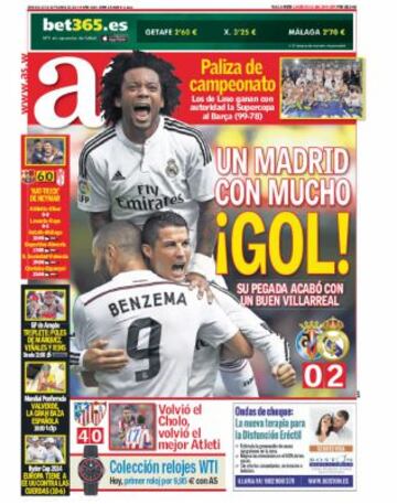 Las portadas de AS de septiembre