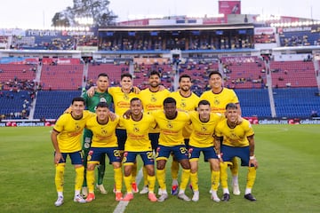 America team group during the 2st round match between America and Queretaro as part of the Liga BBVA MX, Torneo Apertura 2024, at Ciudad de los Deportes Stadium on July 12, 2024 in Mexico City, Mexico.